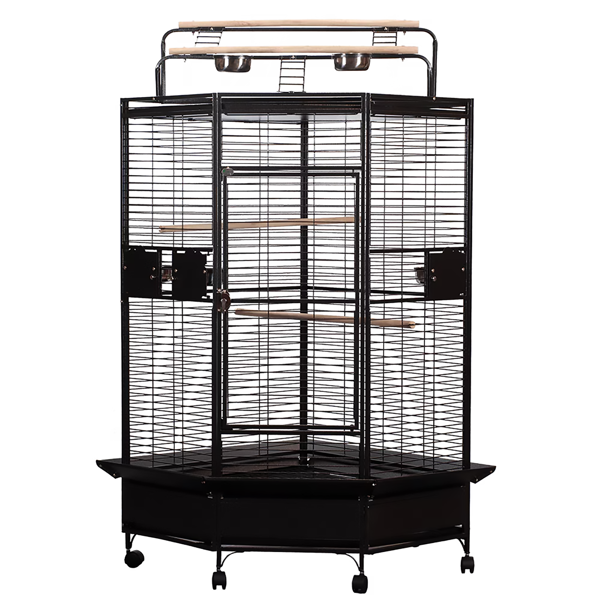 A&E Cage Company Large Corner Cage Black - 33