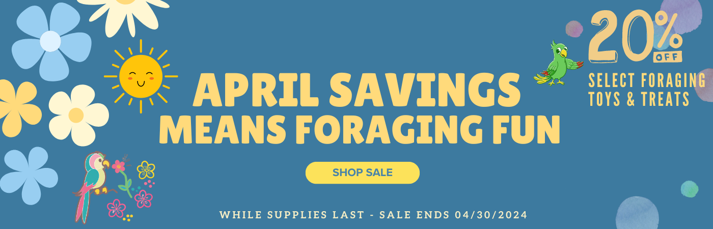 April Savings Means Foraging Fun Sale