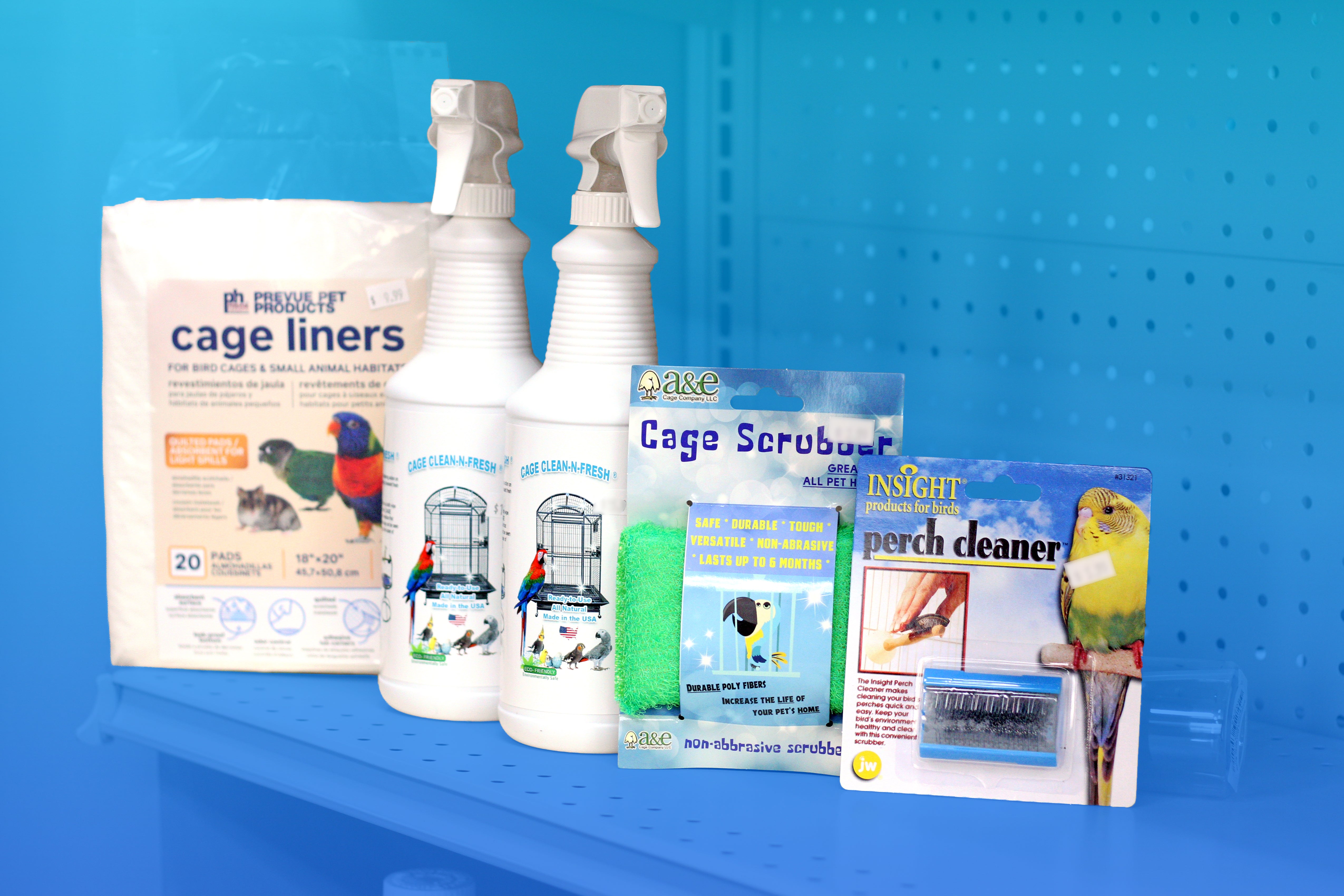 Cage Cleaning Tools & Supplies