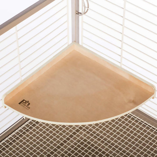 Prevue Pet Products Corner Platform Large - Flat Wood Bird Perch #3202