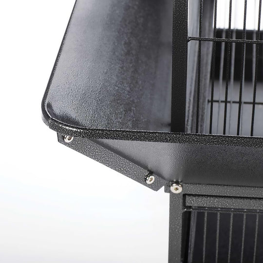 Prevue Pet Products Park Plaza Bird Cage Black - 24” x 20” - Small Bird Enclosure #3352BLK