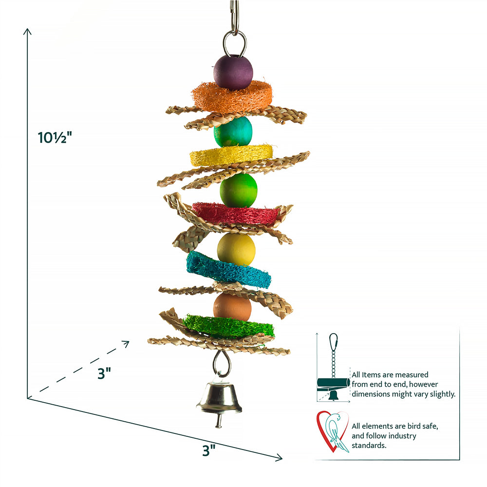 Aria Chewy Cheetah - Chew Bird Toy #2059