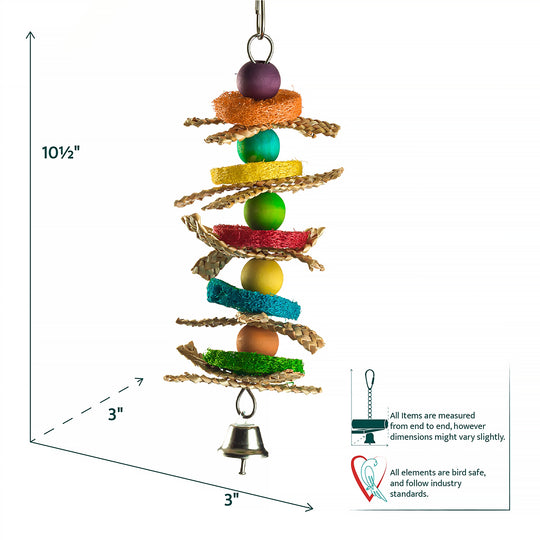 Aria Chewy Cheetah - Chew Bird Toy #2059
