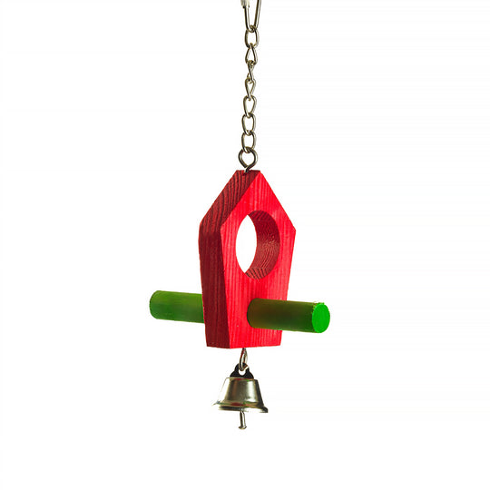 Aria Birdhouse Perchy - Swinging Chew Bird Toy #2064