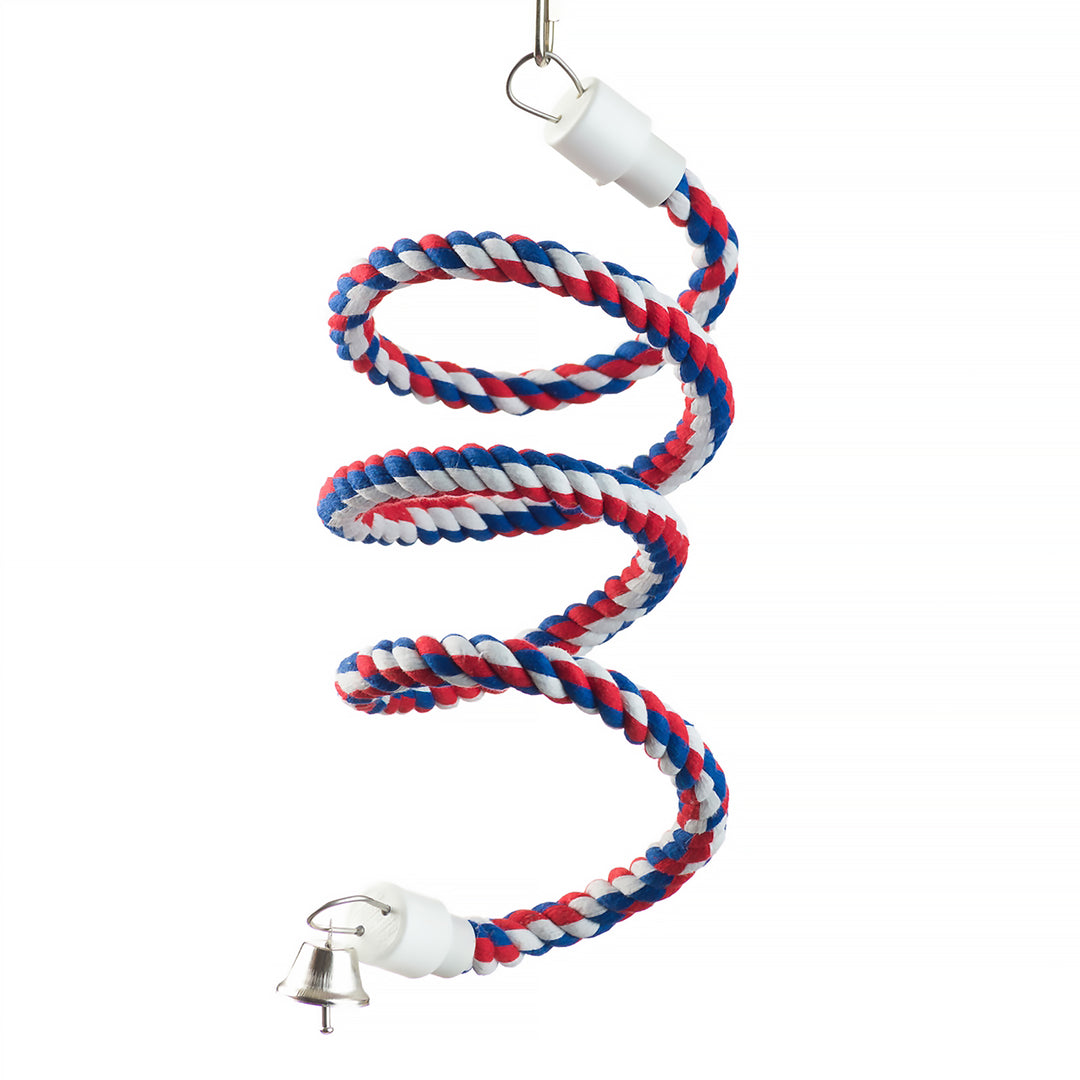 Aria The Boa - Cotton Rope Bungee Boing Bird Swing #2158