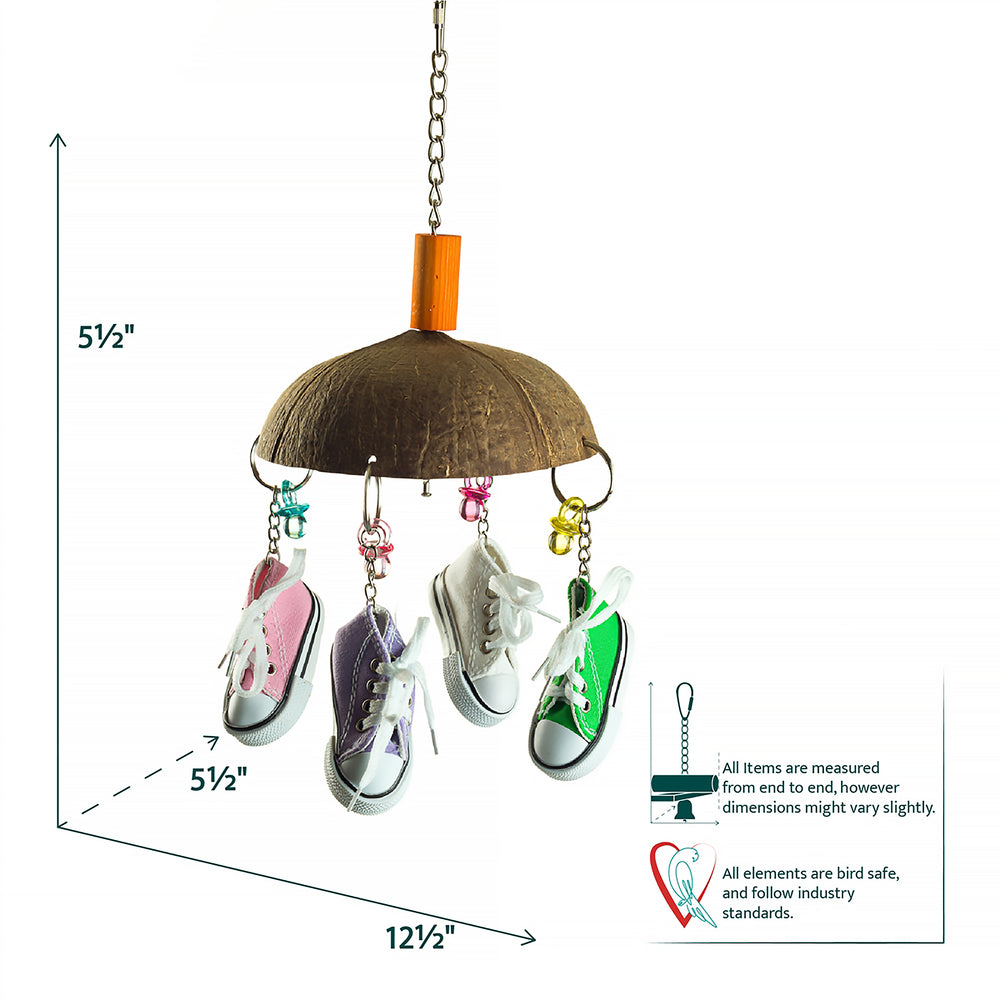 Aria Cocomotion - Large Chew & Foraging Bird Toy #2203