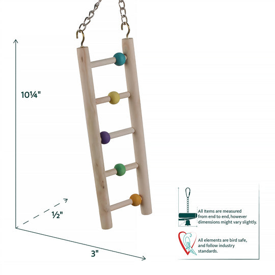 Aria Gumball Ladder X-Small - Climbing & Chew Bird Toy #2244