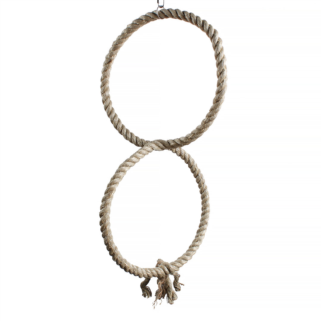 Aria Jungle Rings 15" - Interlocking Ring Rope Bird Swing for Large Parrots #2248