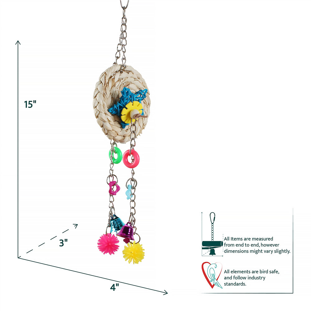 Aria Whimsical Weave - Chew & Foraging Bird Toy #2254