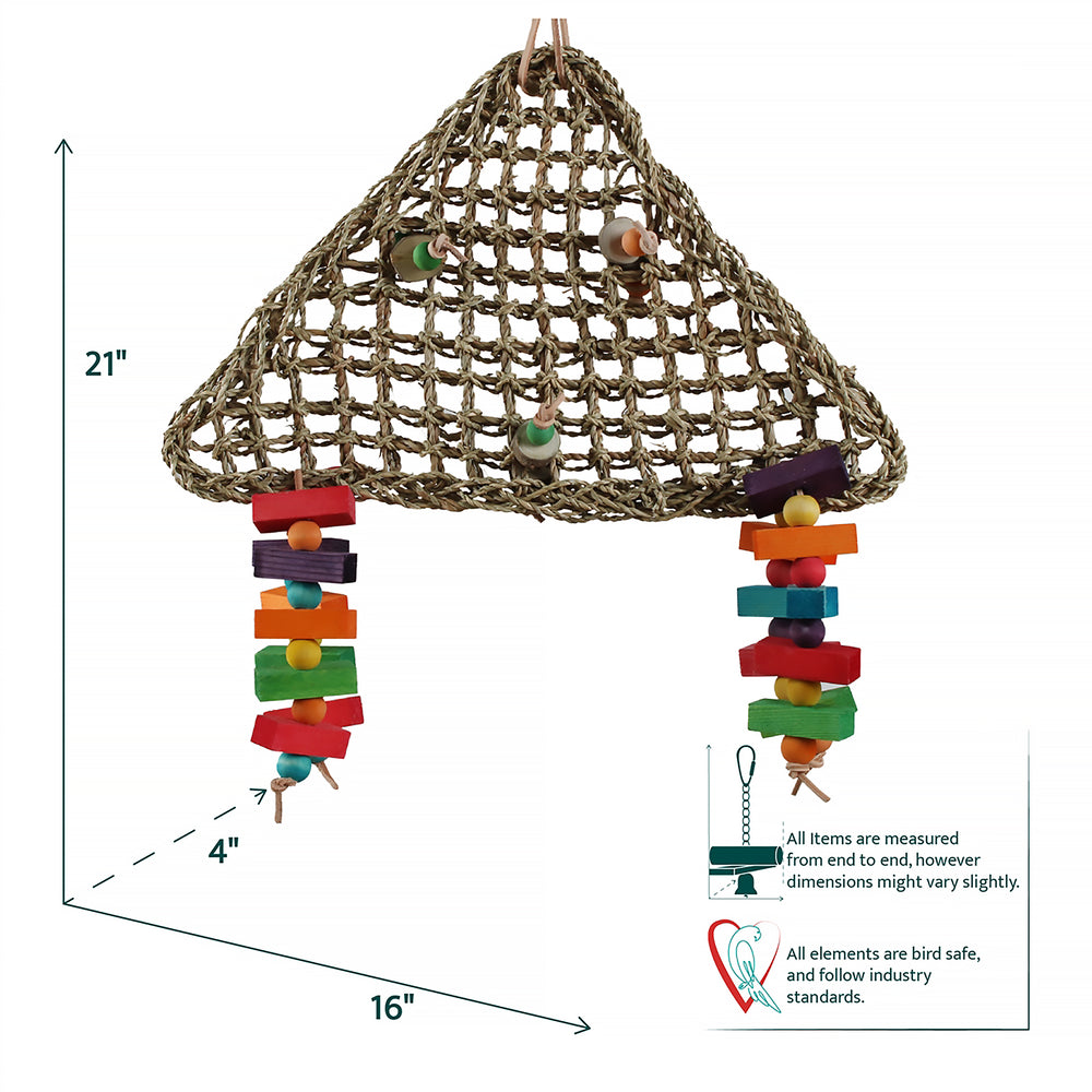 Aria Waffle Wonder - Climbing & Chew Bird Toy #2262