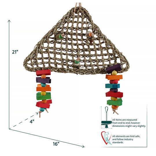 Aria Waffle Wonder - Climbing & Chew Bird Toy #2262