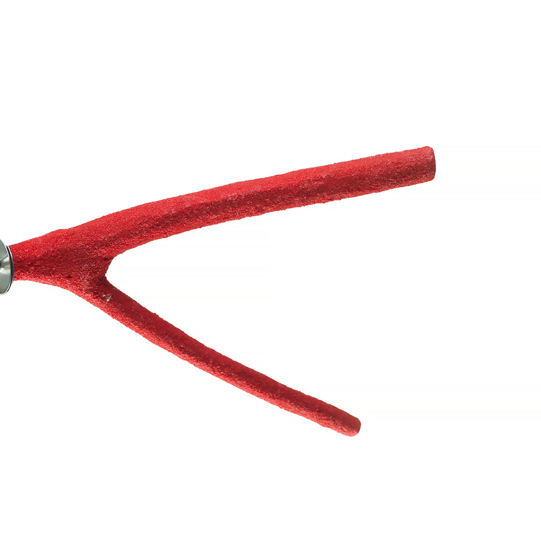Aria Sand Y Perch 18" Red - Multi-Branch Pedicure Bird Perch #8039
