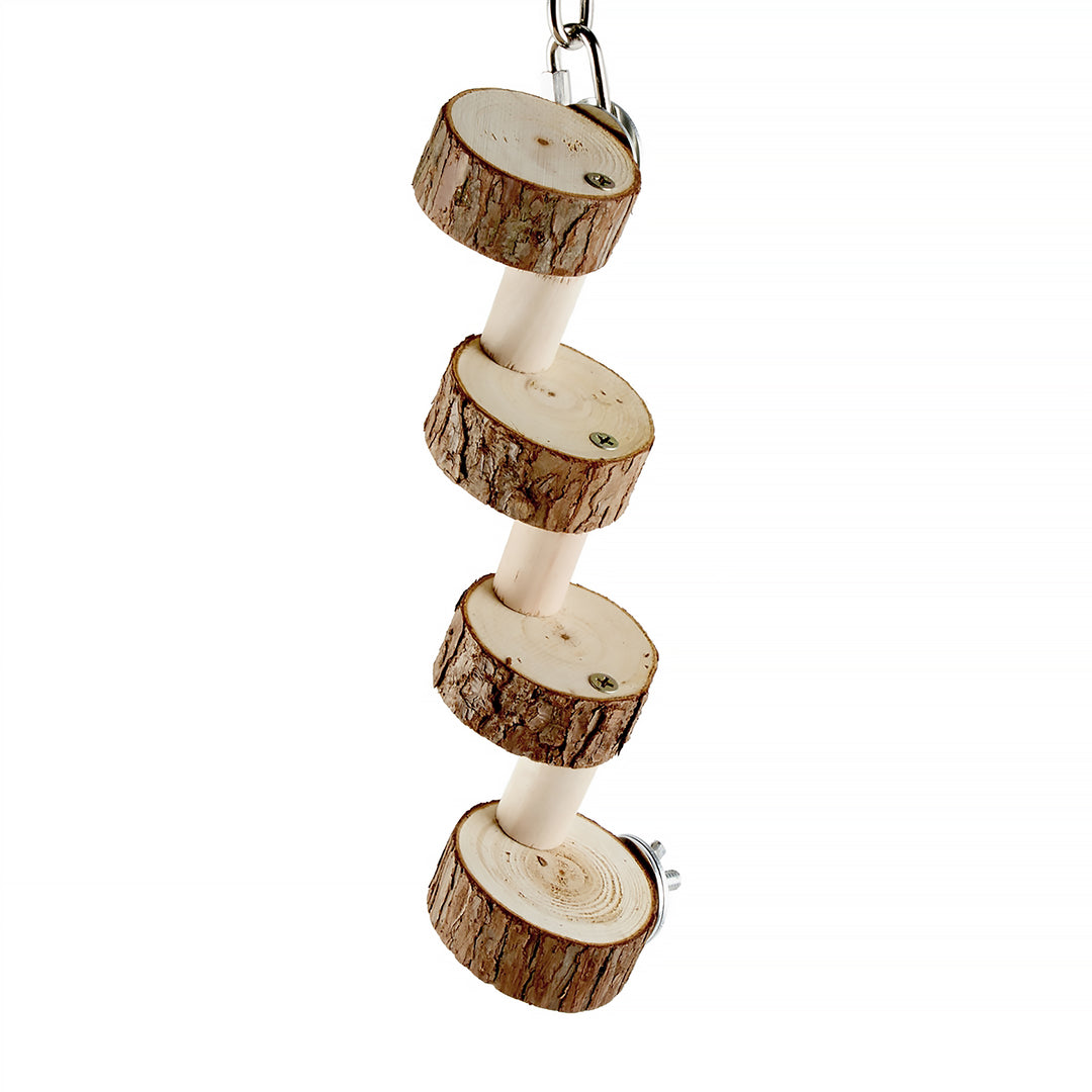 Aria Timber Wood Steps 2.5" Wide - Climbing Wooden Ladder Bird Perch #8064
