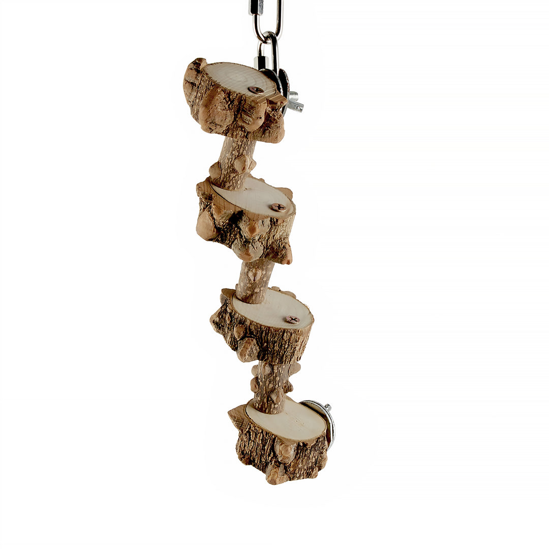 Aria Knobby Wood Steps 2" Wide - Ladder Bird Perch Climbing Toy #8070