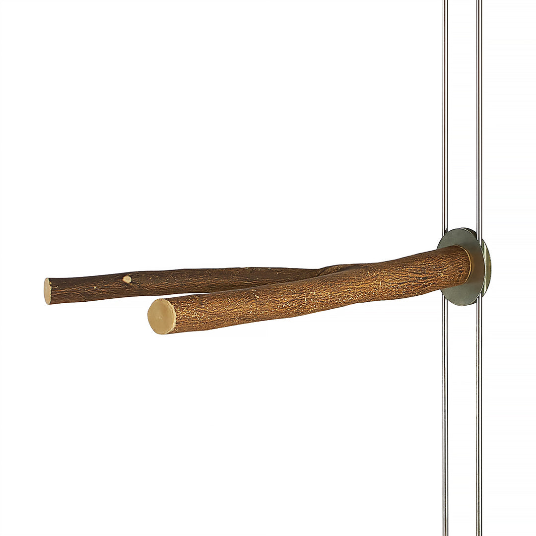 Aria Y Natural Perch Medium 9" - Real Wood Bird Perch #8092