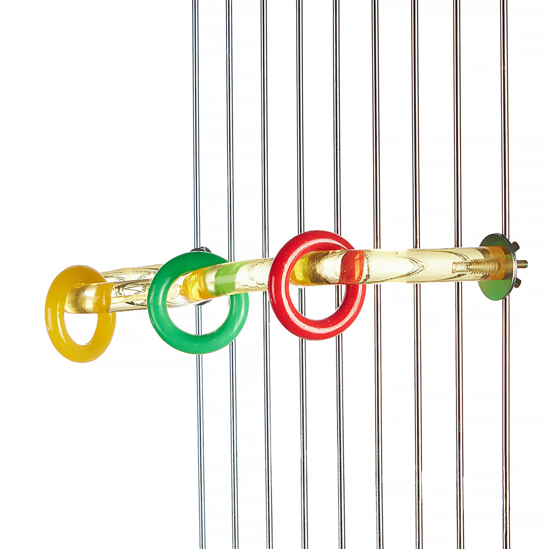 Aria Acrylic Wiggle Perch Small - Interactive Play Bird Perch #8096