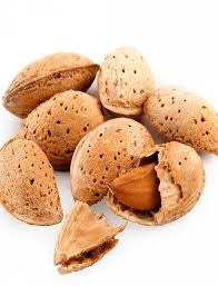 #1007 Aria Nature's Raw Unsalted Almonds (In Shell) - Parrot Treat & Foraging Nut - 1lb