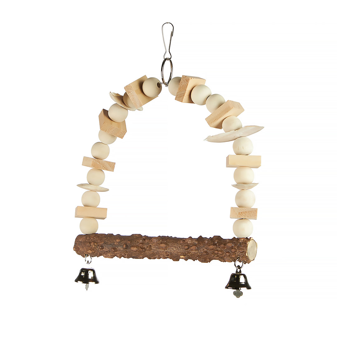 Aria Dino Flight - Wooden Chew Toy Bird Swing #2372