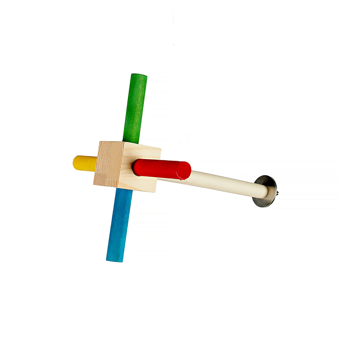 Aria Compass - Wood Hanging Bird Toy Chew Perch #2525