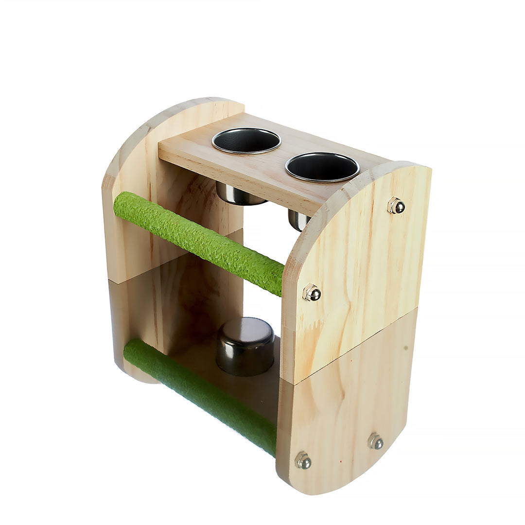 Aria Snack Time Stand - Small Bird Perch Nail-Grinding Training Stand #2545
