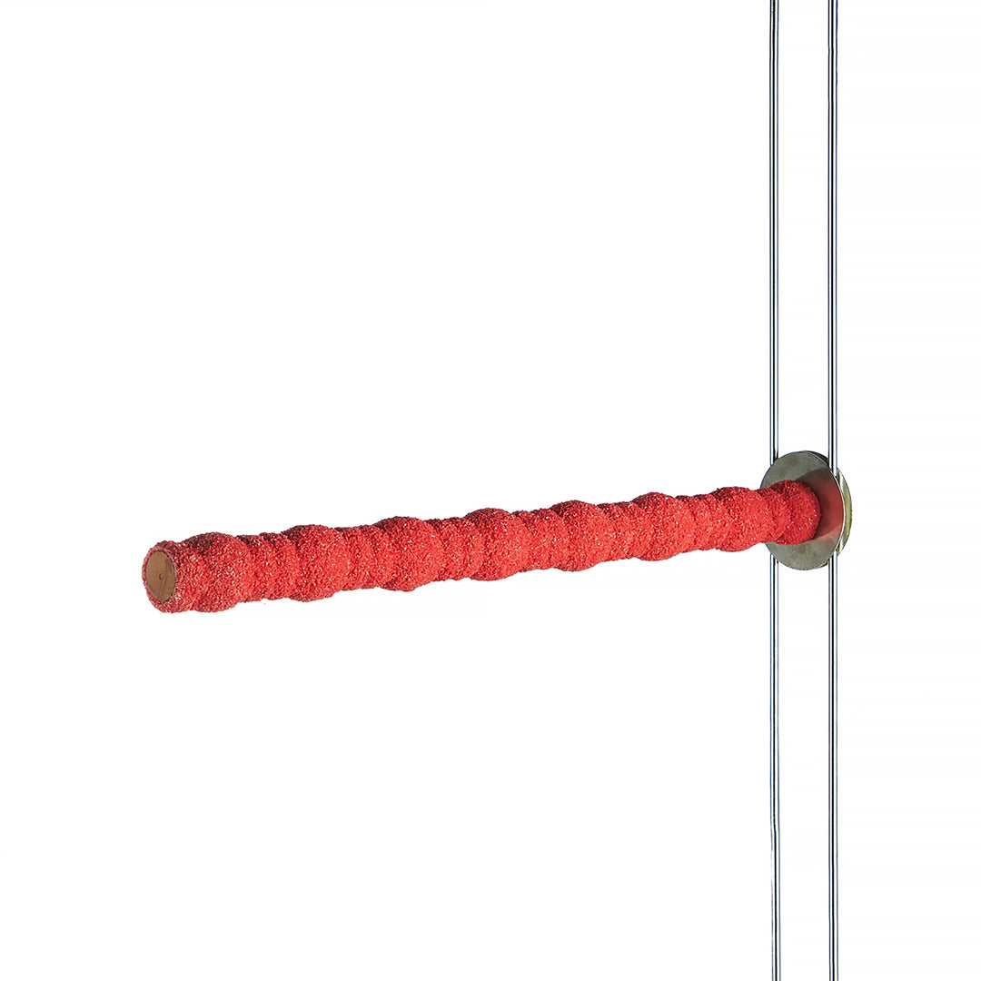 Aria Sandy Spiral Perch 12" - Pedicure Bird Perch #8116
