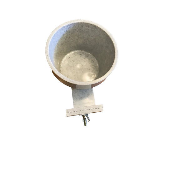 Polly's Pet Products Mess Less Cups Small / Long - Food Dish Bird Perch