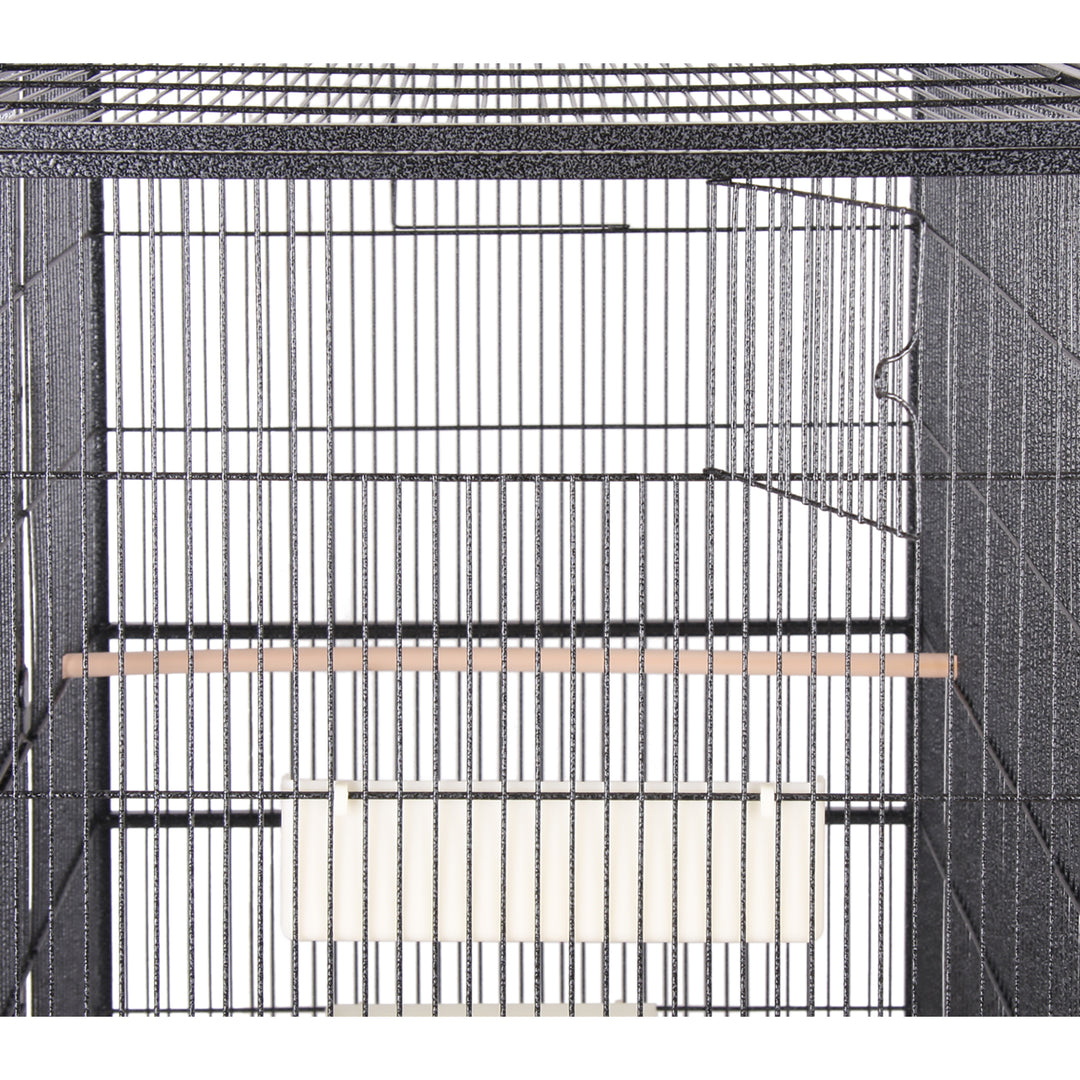 A&E Cage Company Flight Cage & Stand Platinum - 32” x 21” - Small Bird Enclosure #13221