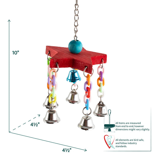 Aria Star-Go-Round - Motion & Chew Bird Toy #2020