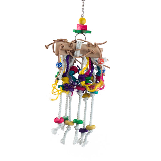 Aria Saddle Up - Chew & Climb Interactive Bird Toy #2023