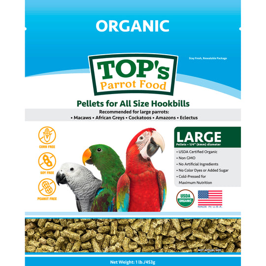 TOP's Pellets for All Size Hookbills - 1lb
