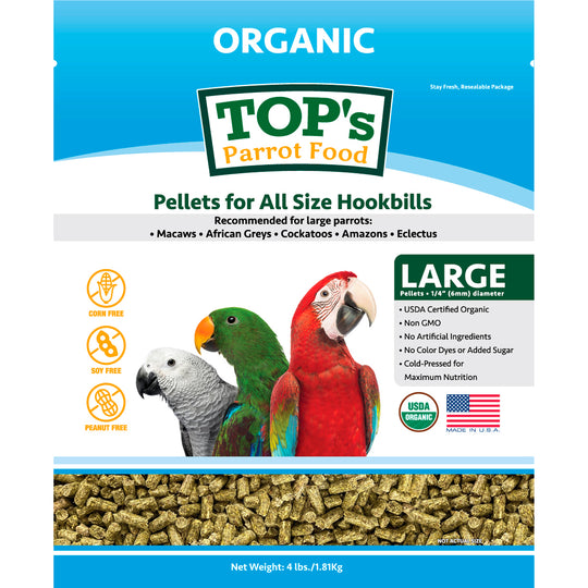 TOP's Pellets for All Size Hookbills - 4lb