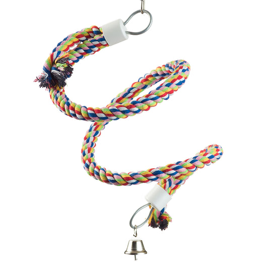 Aria Bouncy Boing Small/Medium - Cotton Bungee Swing Bird Toy #2040