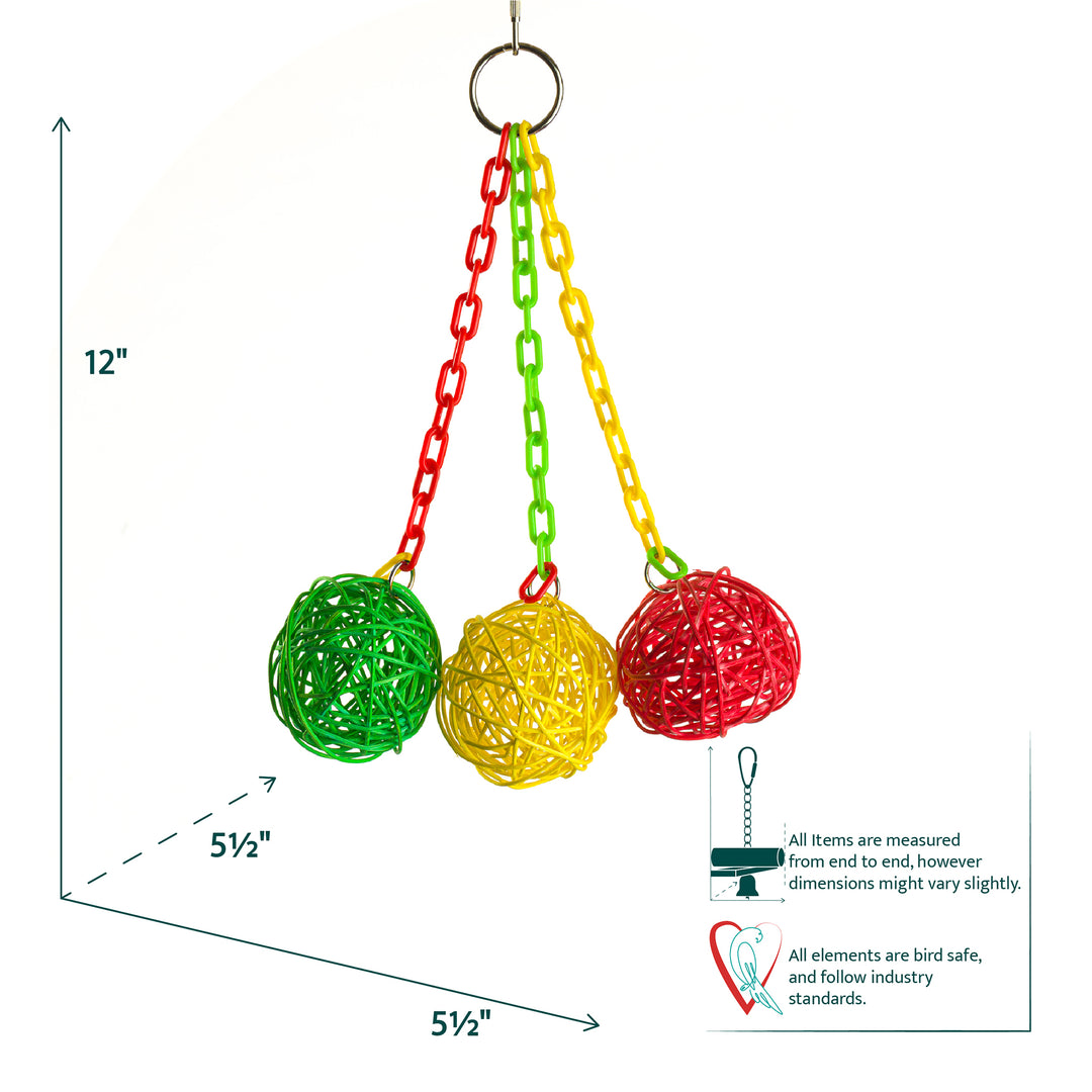 Aria Newton's Cradle - Chew Bird Toy #2087
