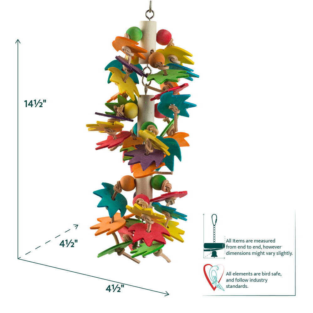 Aria Tassels Of Tulips - Chew Bird Toy #2163