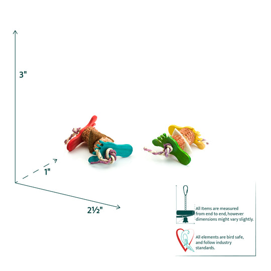 Aria Funny Feet - Foot Bird Toy #2169