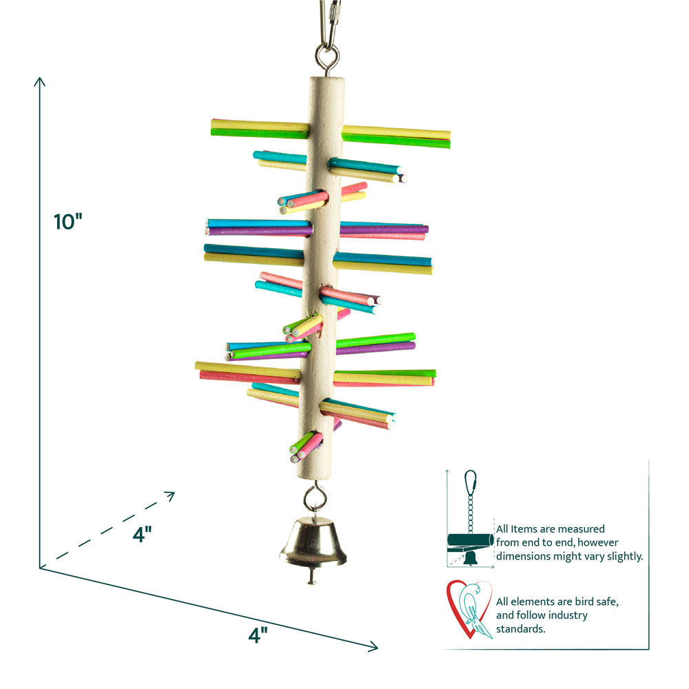 Aria Spiral Climber - Swinging Chew Bird Toy #2172