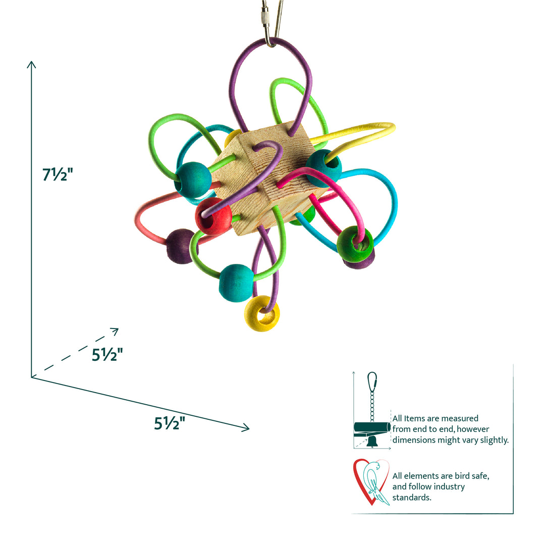 Aria Have Atom - Interactive Chew Bird Toy #2173