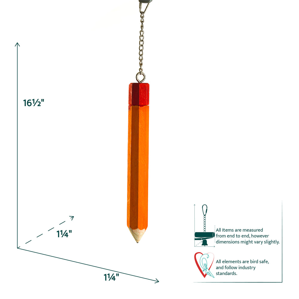 Aria Scribbler - Hanging Chew Bird Toy #2182