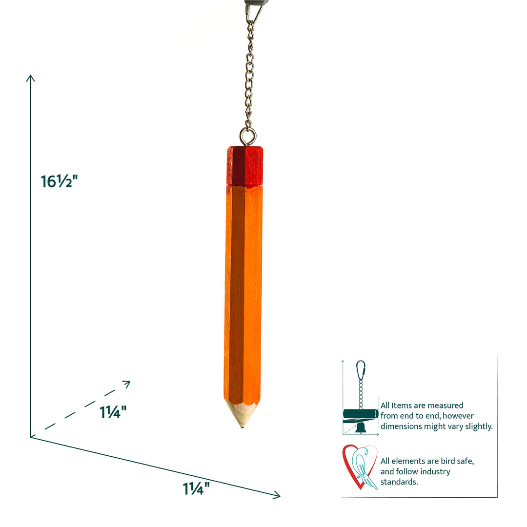 Aria Scribbler - Hanging Chew Bird Toy #2182