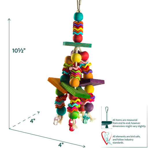 Aria Fantasia - Hanging Chew Bird Toy #2184