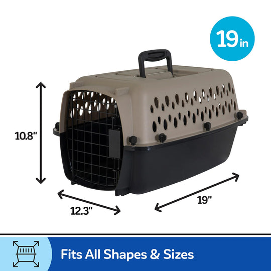 Petmate Vari Kennel - 19" x 12.3" - Hard-Sided Bird Travel Carrier