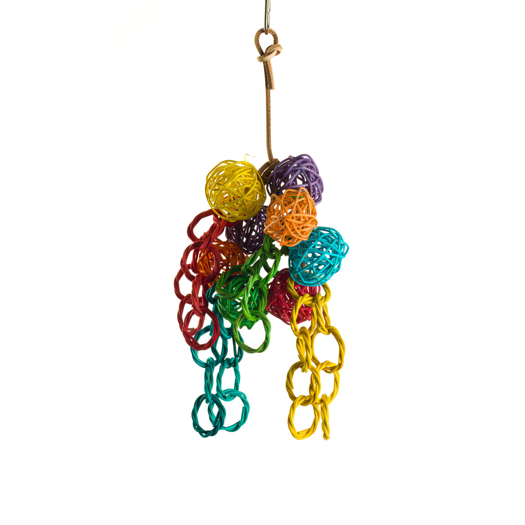 Aria Bundle of Bangles - Foraging & Chew Bird Toy #2187