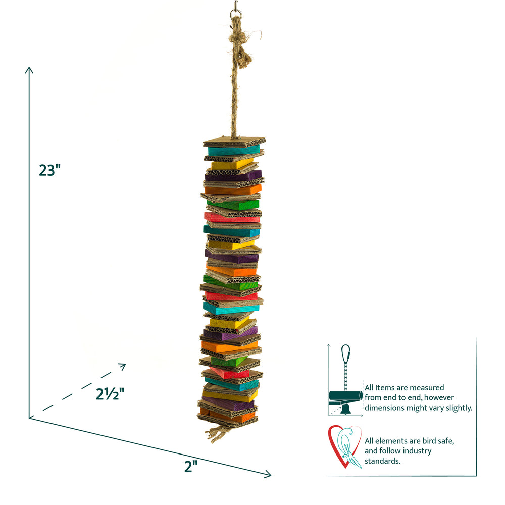 Aria Lank-A-doo - Large Chew Bird Toy #2199