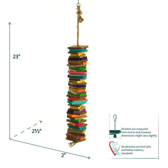 Aria Lank-A-doo - Large Chew Bird Toy #2199