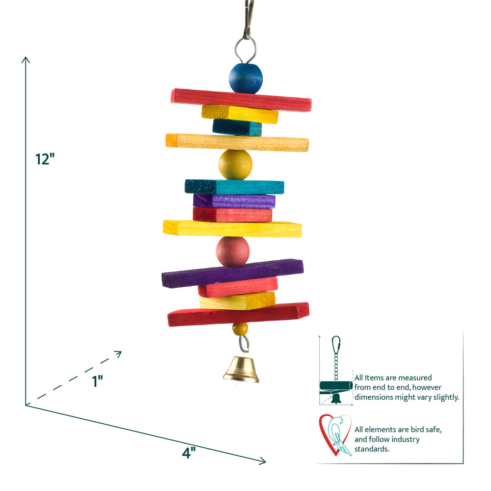 Aria Simple Stacker - Chew Bird Toy #2210