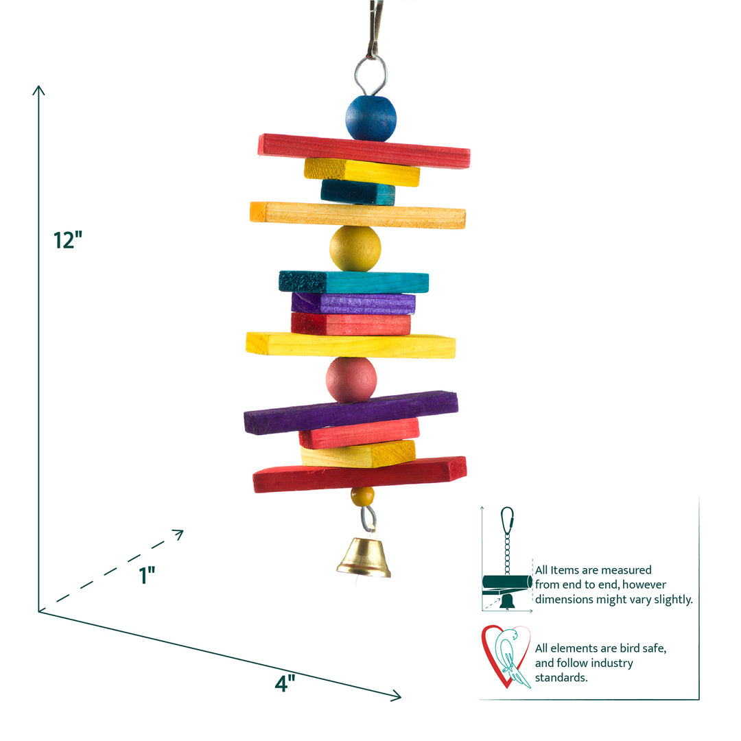 Aria Simple Stacker - Chew Bird Toy #2210