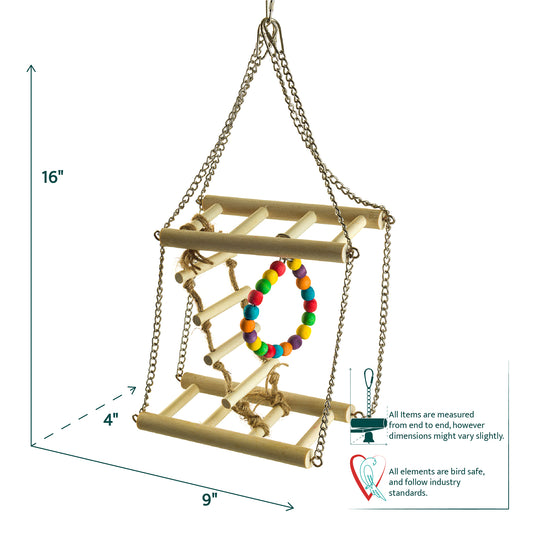 Aria Trapeze - Climbing Chew Bird Toy #2213