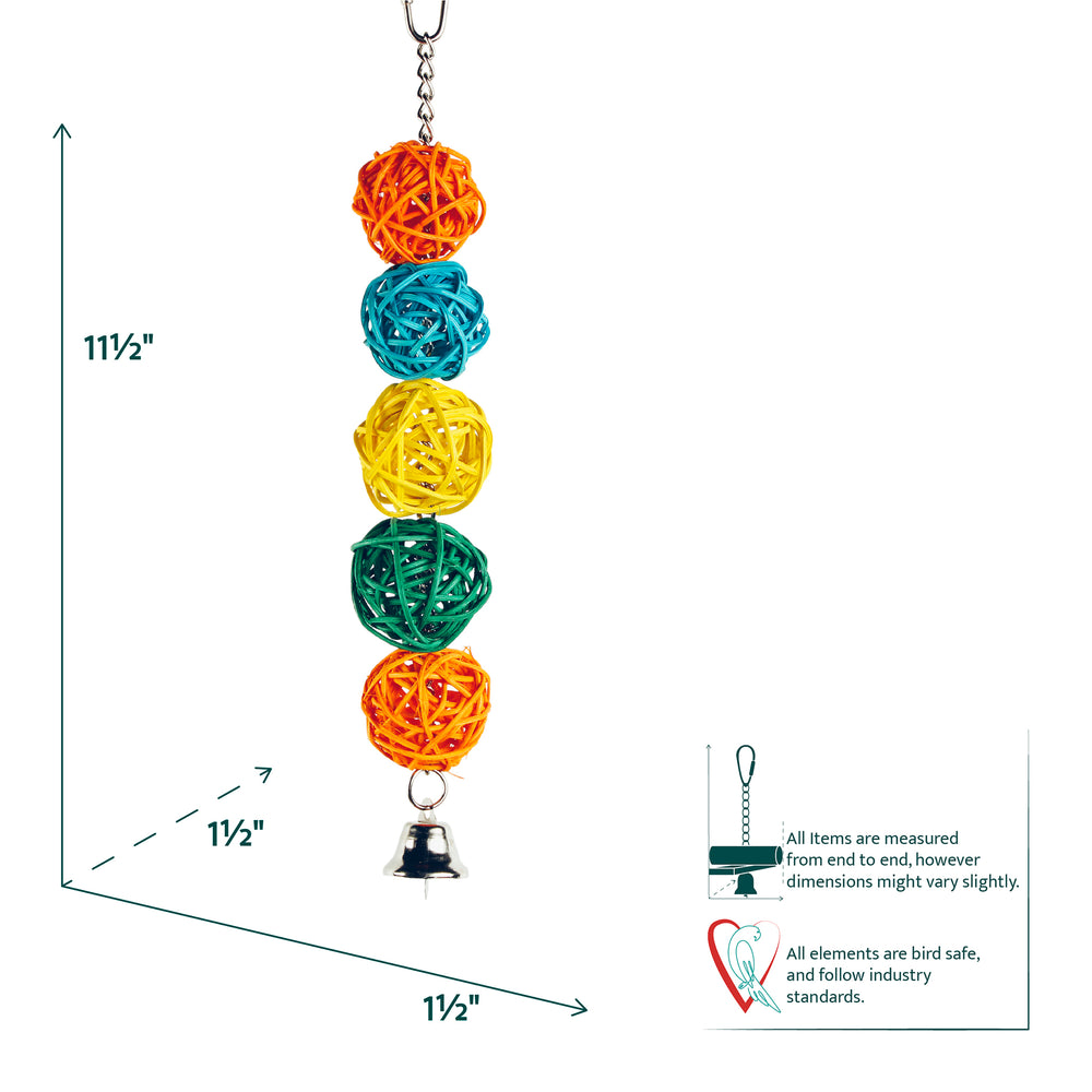 Aria Wicker Why Not - Chew & Foraging Bird Toy #2277