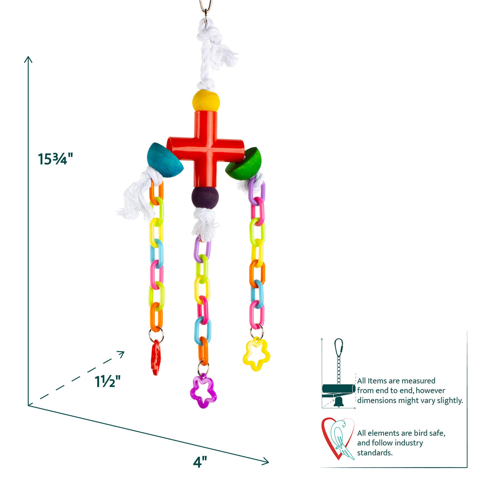 Aria Pastel Links - Chew Bird Toy #2278