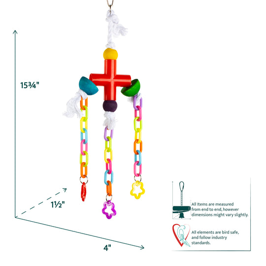 Aria Pastel Links - Chew Bird Toy #2278